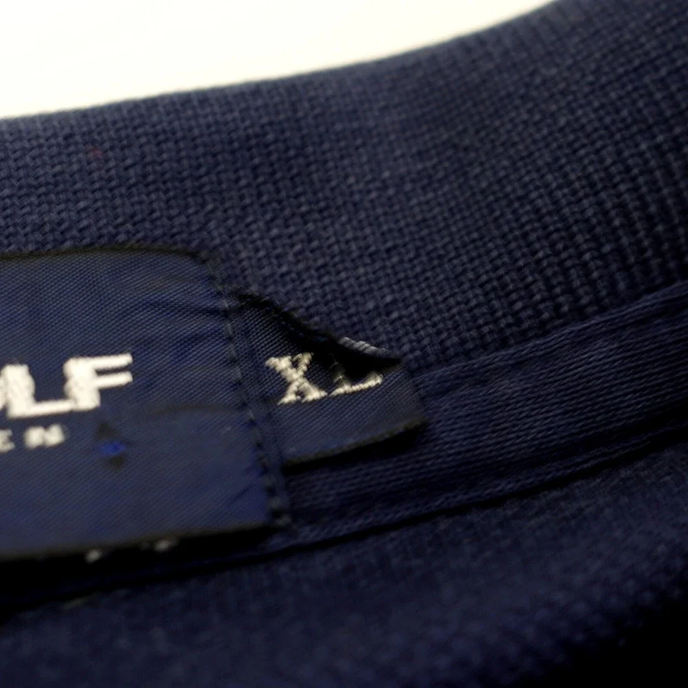 Polo Golf Ralph Lauren Blue Solid XL Cotton Polo Collared‎ Shirt Short Sleeve